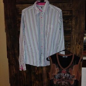 Rockies Vanilla Sugar Shirts Lot Cowgirl